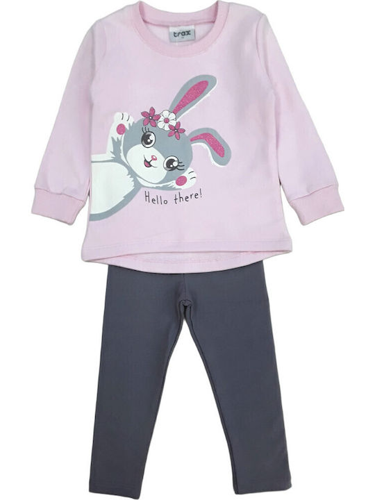 Trax Kids Set with Pink Leggings 2 Pieces