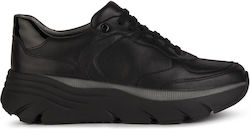 Geox Diamanta Γυναικεία Sneakers Μαύρα