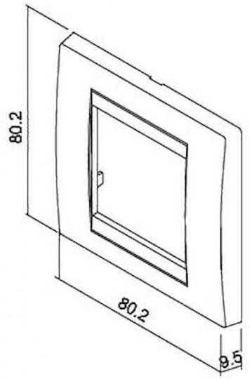 Geyer Switch Frame 2 Positions in Brown Color 702016G