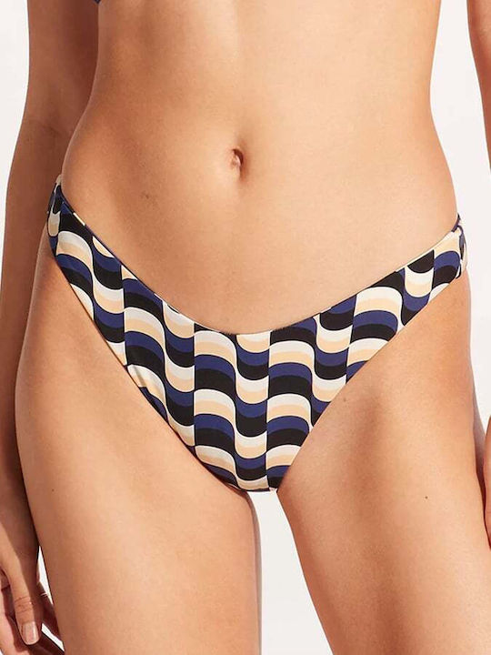 Seafolly Bikini Alunecare Albastru