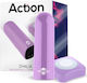 Action Vibrating Mini Δονητής Bullet με Απομακρυσμένο Έλεγχο Μωβ