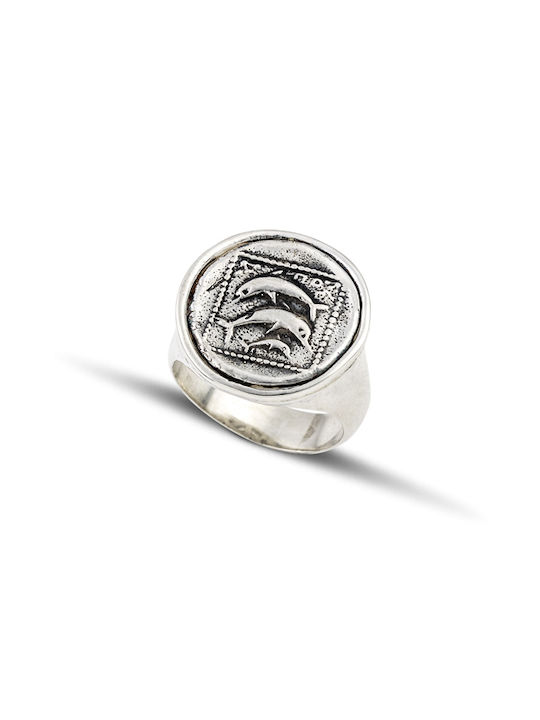 Hillas Men's Silver Ring