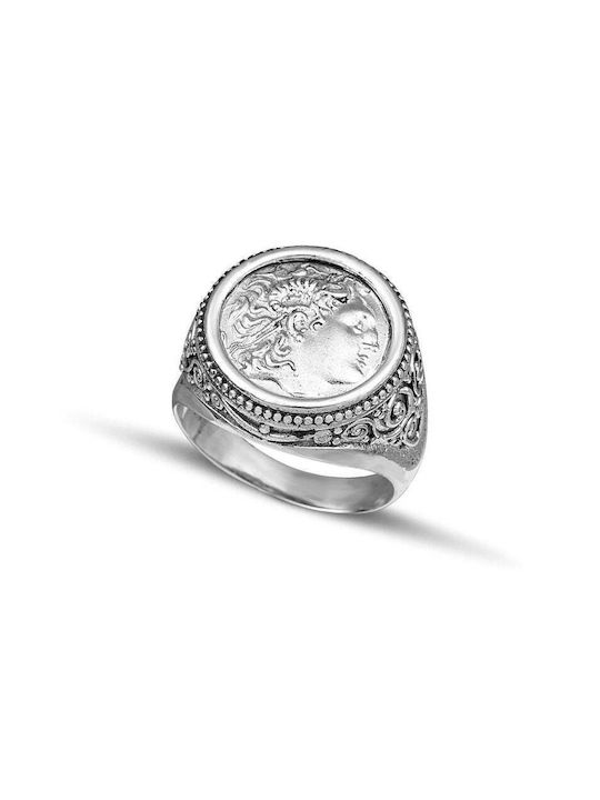 Hillas Men's Silver Ring