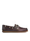 Authentic Original Δερμάτινα Ανδρικά Boat Shoes σε Καφέ Χρώμα