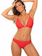 Marko Underwire Bikini Set Bra & Slip Bottom Red