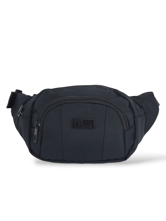 Rain Men's Waist Bag Black -MAYRO