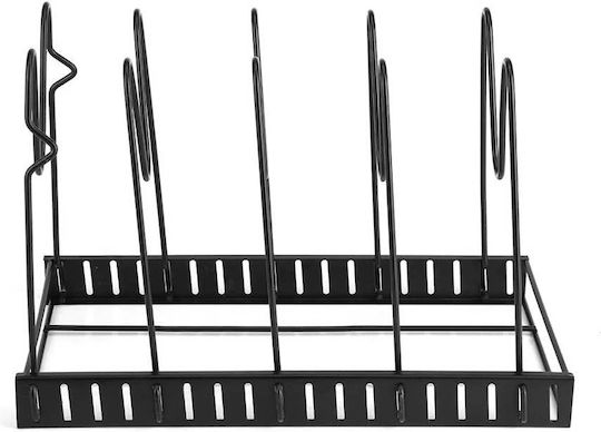 Go Clever Metal Black Rack for Pots & Pans