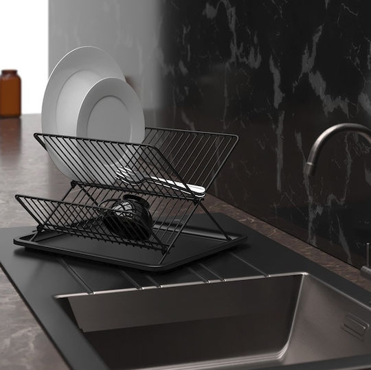 Viosarp Sink Strainer Metallic Silver 30x36x21cm