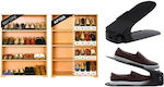 Plastic Storage Case for Shoes in Black Color 25x10x6cm 12pcs