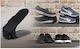 Plastic Shoe Storage Stand in Black Color 25x10x6cm 8 Pieces