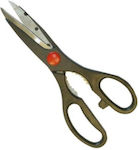 Scissors with Metallic Blade Brown