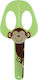 Viners Kids Scissors 14cm with Plastic Blade Green 1 Pieces