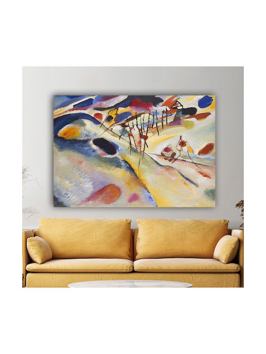I-gallery Πίνακας Αντίγραφο του Wassily Kandinsky σε Καμβά 100x70cm
