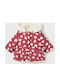 Kids' Casual Jacket Short Double Sided with Lining & Hood Burgundy