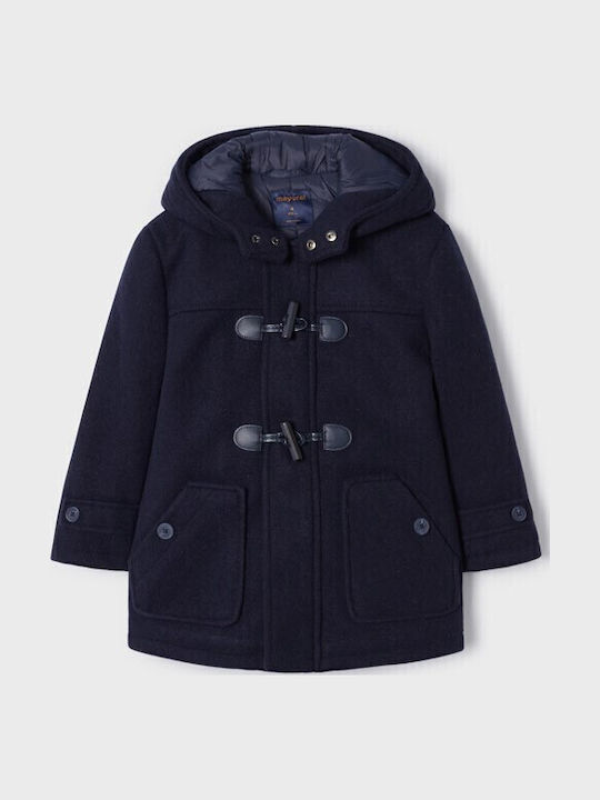 Kids' Coat Montgomery Short with Hood Navy Blue