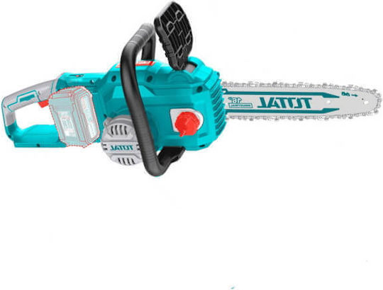 Total Αλυσοπρίονο Μπαταρίας 2x4Ah Brushless 20V 7kg με Λάμα 40cm