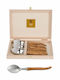 Claude Dozorme Spoon Set Desert / Ice Cream Metallic Brown 6pcs