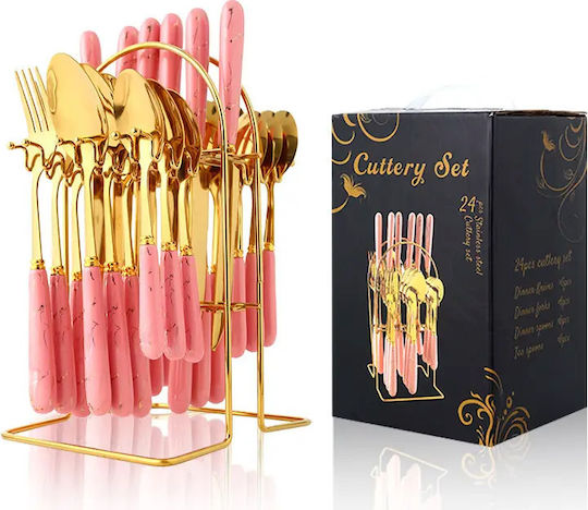 Etoile Set de Tacâmuri Auriu 24buc