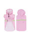 Animal Pink Waterproof Dog Coat with 60cm Back Length