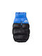 Fuzzyard East Harlem Blue Waterproof / Windproof Dog Coat Small with 36cm Back Length