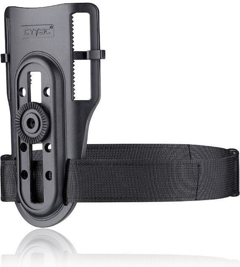 Cytac Black Pistol Belt Holster 17cm