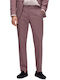 Trousers in Slim Fit Purple