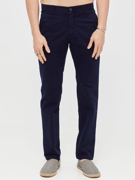 Aristoteli Bitsiani Men's Trousers Chino in Regular Fit Blue