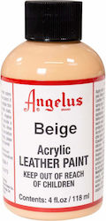 Angelus Liquid Craft Paint Beige for Leather 118ml