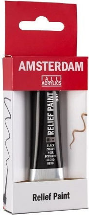 Amsterdam University Press Special Craft Paint Black Νο700 Outline for Glass Νο700 20ml
