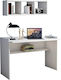 HomeMarkt Σετ Γραφείου 2τμχ Λευκό HM11775.11