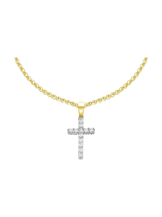 Eforo Femeiesc Aur Cruce 14K