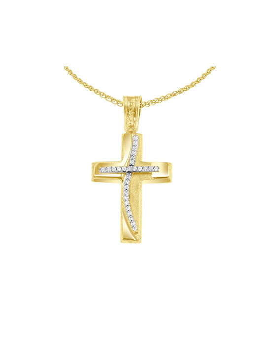 Eforo Femeiesc Aur Cruce 14K