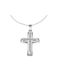 Eforo Women's White Gold Cross 14K