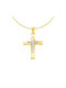 Eforo Men's Gold Cross 14K