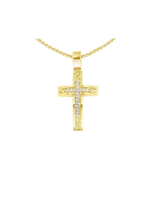 Eforo Femeiesc Aur Cruce 14K