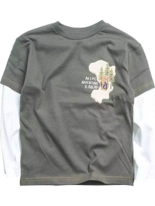 Kids' Shirt Long Sleeve Khaki