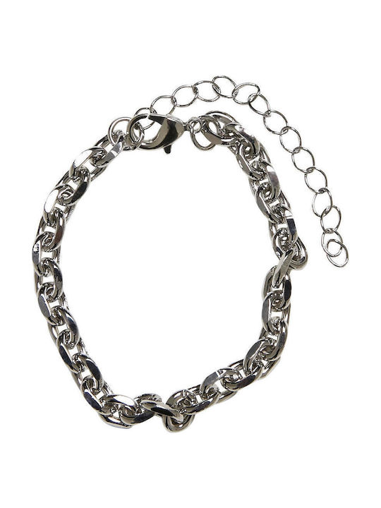 Urban Classics Сребърна Верига Чанта за ръка Дължина 21cm