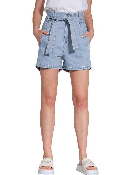 Women's Jean High-waisted Shorts Blue