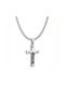 Amor Amor Cross from Steel with Chain