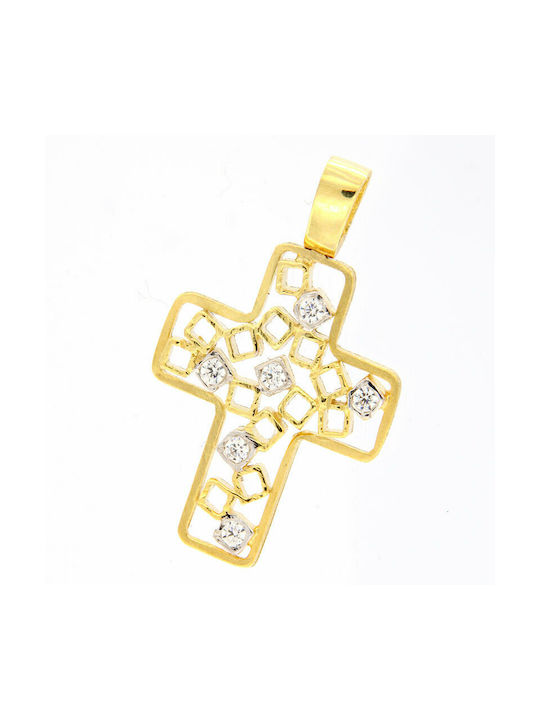 Ios Women's Gold Cross 14K