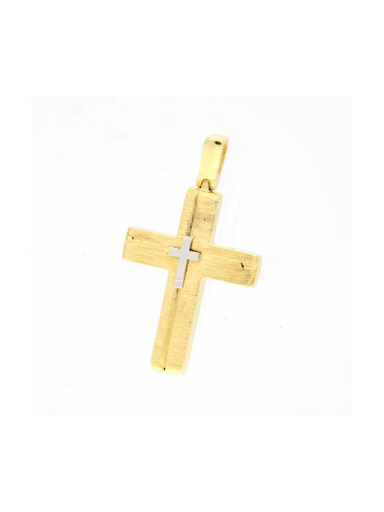 Ios Damen Gold Kreuz 14K