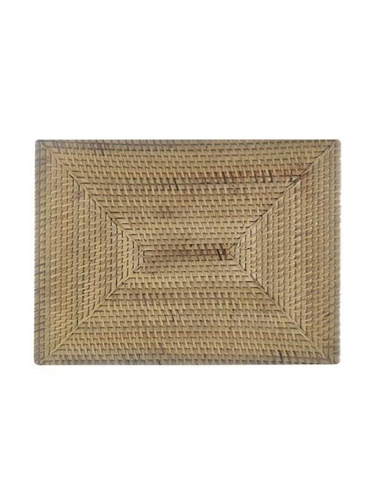 Σουπλά Rattan Μπεζ 40x30cm