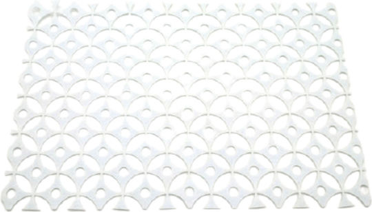 blokker Σουπλά από Τσόχα Λευκό 45x30cm blokker Σουπλά από Τσόχα Λευκό 45x30cm