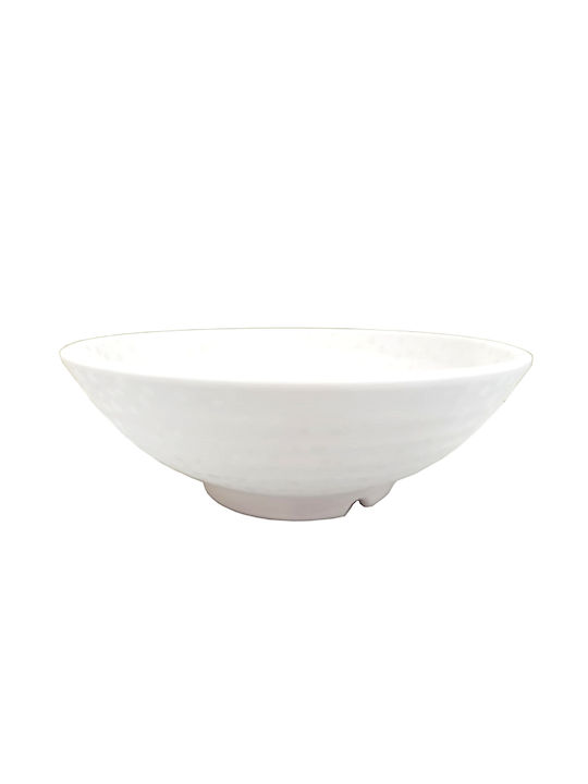 Atlas Melamin Salatschüssel Melamin Weiß 24x24cm 1Stück