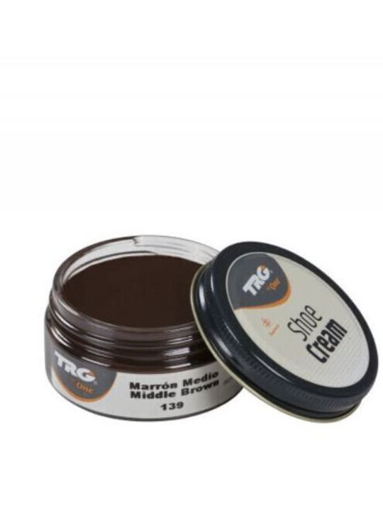 TRG the One Shoe Cream Jar Schuhfett Mittelbraun 50ml