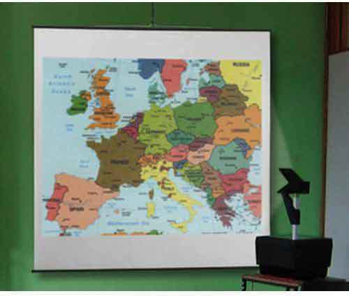 Reflecta Οθόνη Προβολής Projector Τοίχου με Λόγο Εικόνας 1:1 180x180cm