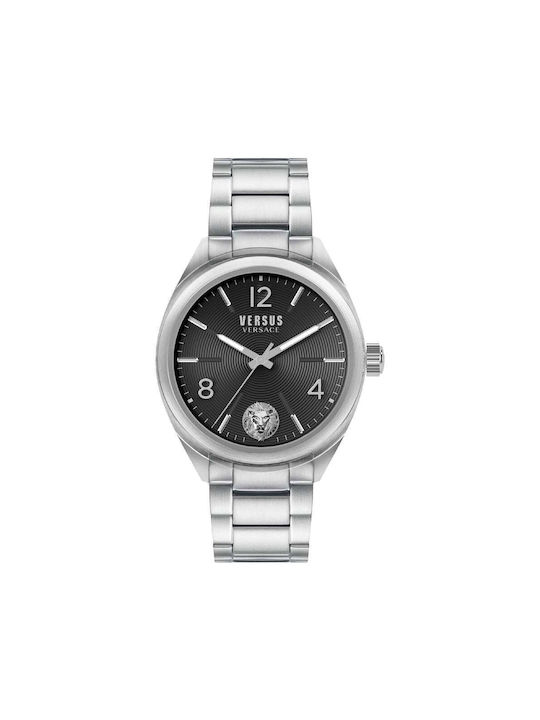 Versus by Versace Lexington Ανδρικό Ρολόι 44mm Μπαταρίας με Ασημί Μεταλλικό Μπρασελέ