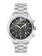 Rocco Barocco Men's Watch 42mm Chronograph Battery with Silver Metal Bracelet