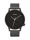 Komono Winston Men's Watch 41.8mm Battery with Black Stainless Steel Strap