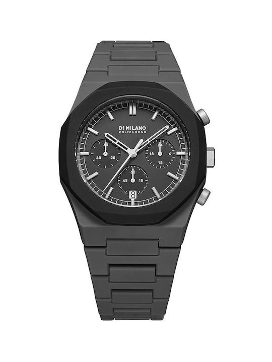 D1 Milano Watch Chronograph Battery with Black ...